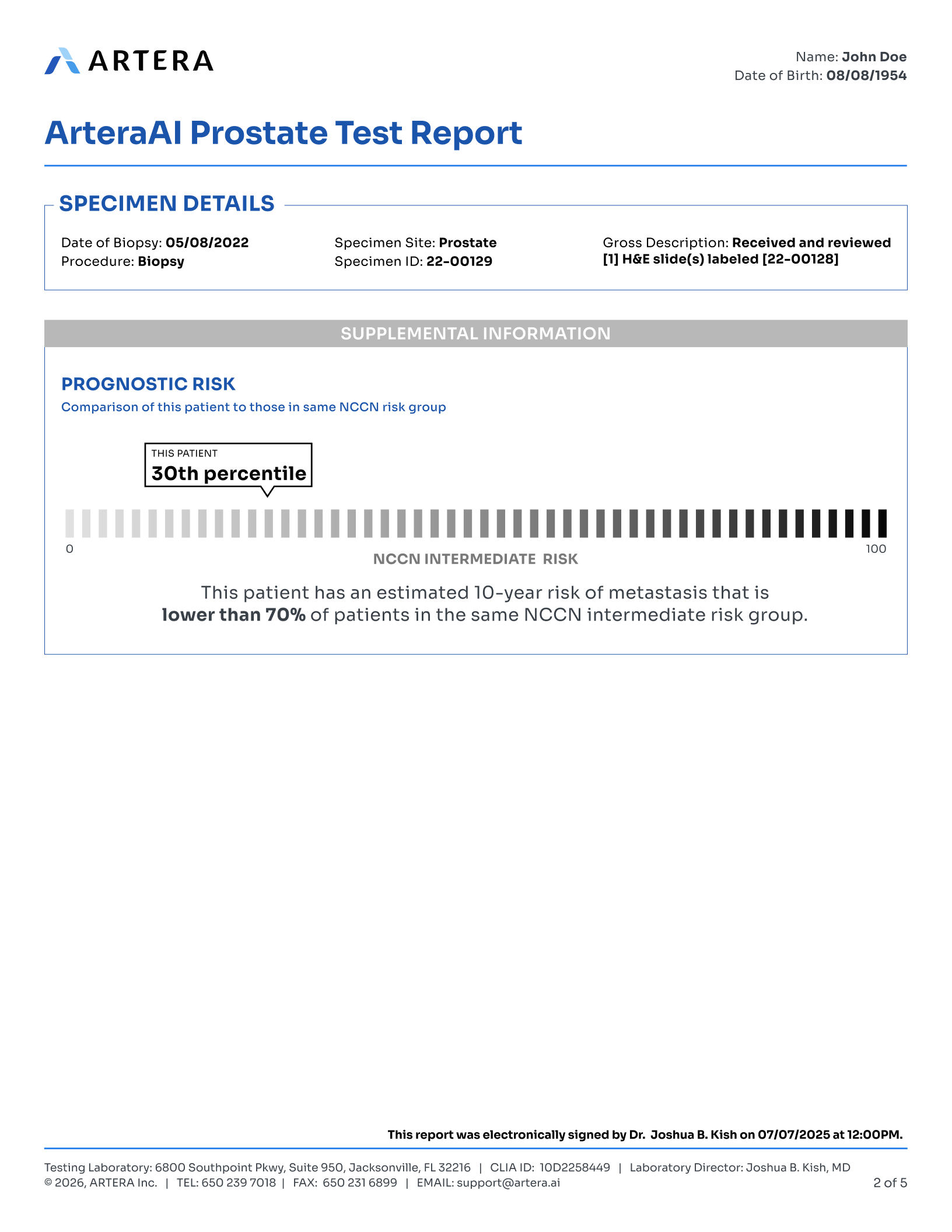 Favorable intermediate report page 2