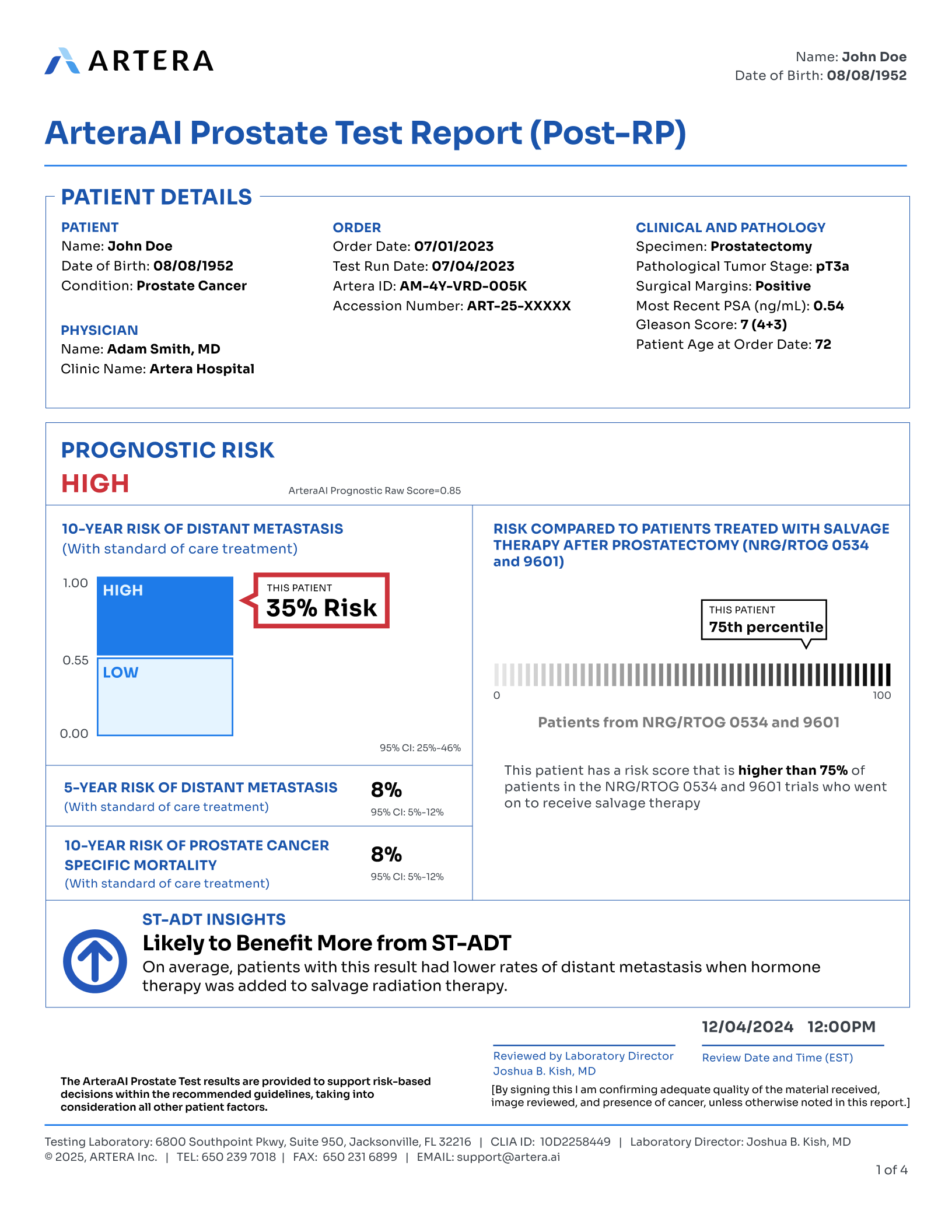 Post-RP report page 1
