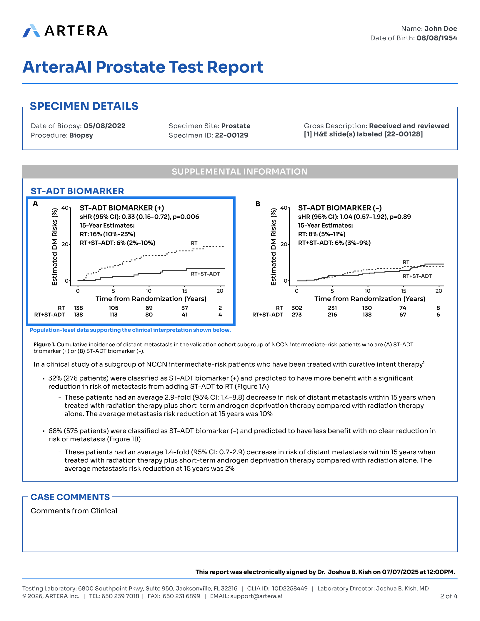 Unfavorable intermediate report page 2