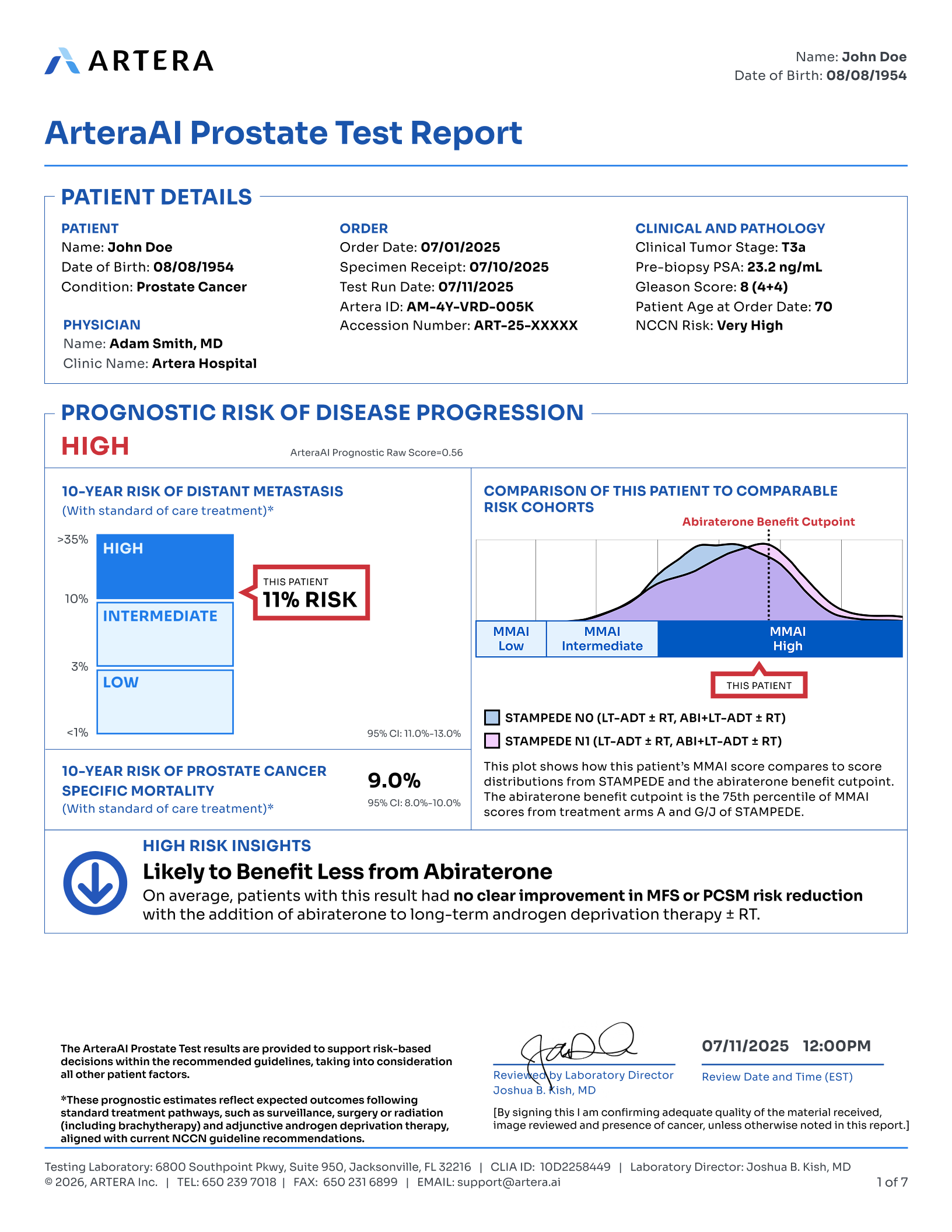 High report page 1