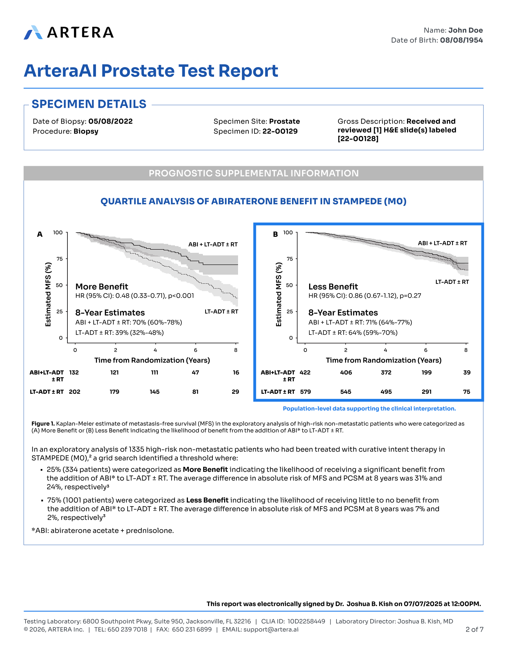 High report page 1
