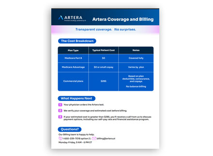 Billing and Financial Assistance Flyer