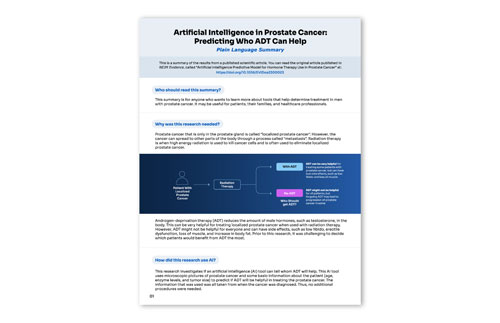 Artificial Intelligence in Prostate Cancer: Predicting Who ADT Can Help