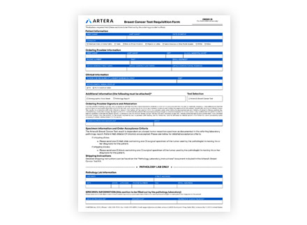 Test Requisition Form